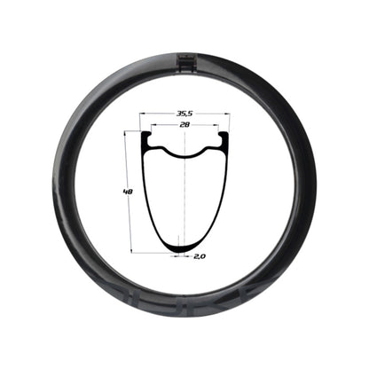 Cerchio Carbonio Duke Baccara WRX 48