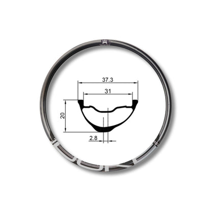 Cerchio Carbonio Duke Lucky Jack SLS5 28C