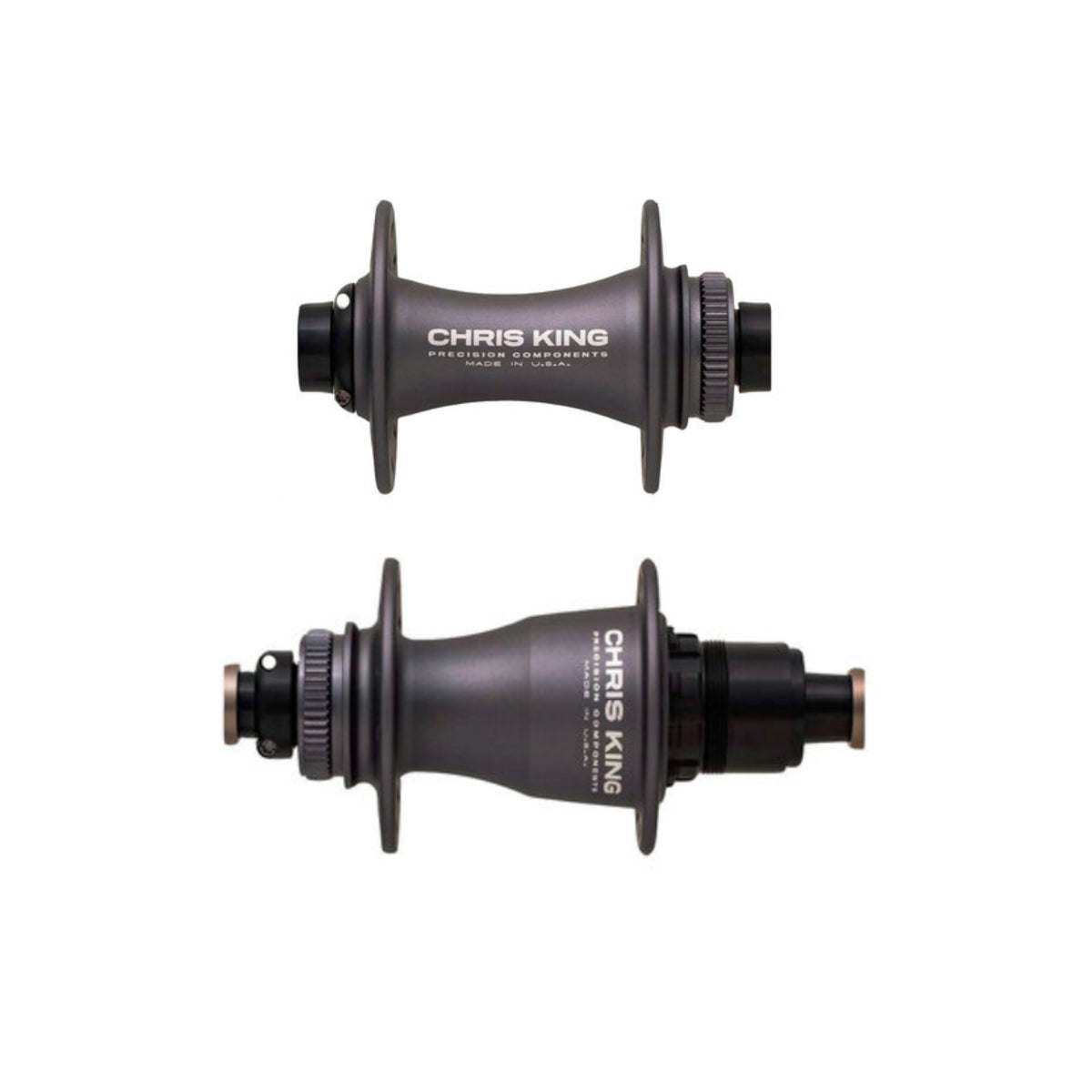 Coppia mozzi Chris King - Boost Center Lock Matte Slate Gray