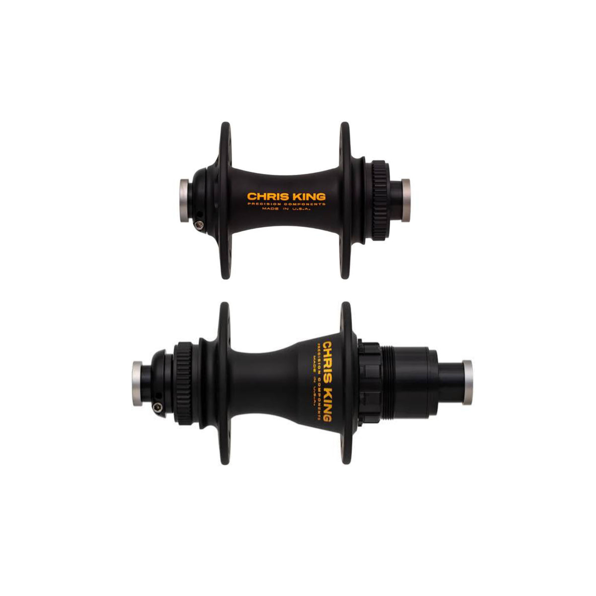 Coppia mozzi Chris King - R45D Center Lock TT Black Gold