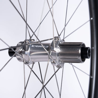 Coppia ruote Carbon Elite - Erase SP Silver