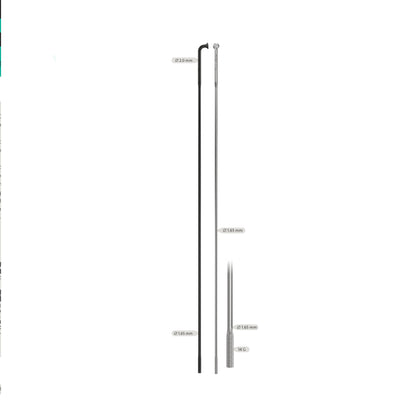Raggio Sapim D-Light Inox 14G J-Bend Black TCS