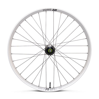 Coppia ruote DT Swiss FR 571 Silver - Spank HEX