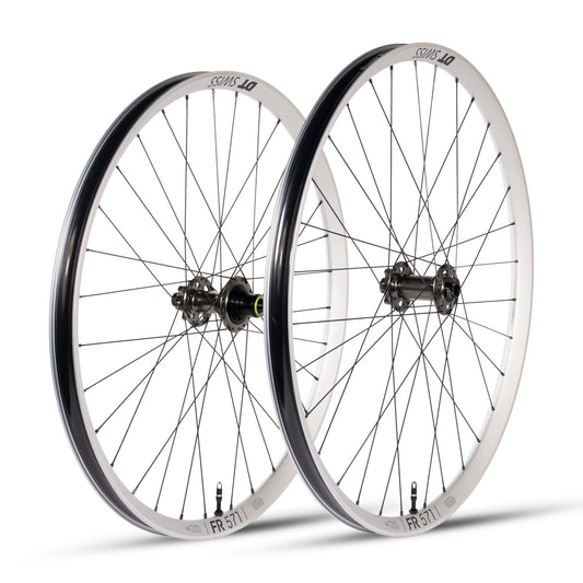 Coppia ruote DT Swiss FR 571 Silver - Spank HEX