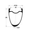 COPPIA DI RUOTE DUKE BACCARA 36 SLR2 DISC / DT SWISS 350 CL HG - 11