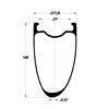 COPPIA DI RUOTE DUKE BACCARA 48 SLR2 DISC / DT SWISS 350 CL SP HG - 11