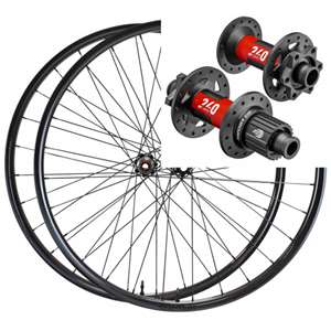 COPPIA DI RUOTE DUKE LUCKY JACK SLS4 28 - 26 / DT SWISS 240 IS HG