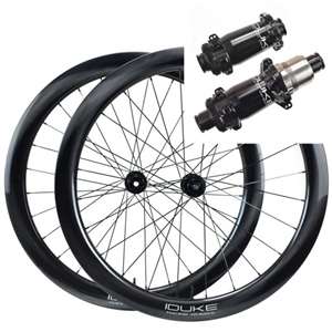 COPPIA DI RUOTE DUKE WORLD RUNNER CARBON 50 SLR2 DISC / DUKE MAD MAX CL CERAMIC BEARINGS