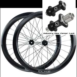 COPPIA DI RUOTE DUKE WORLD RUNNER CARBON 50 R DISC / INDUSTRY NINE CL