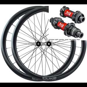 COPPIA DI RUOTE DUKE BACCARA 42 SLR2 DISC / DT SWISS 240 SP CL HG - 11