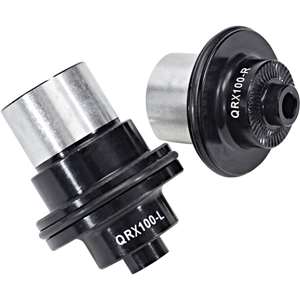 ADATTATORI QRX100 PER MOZZI ANTERIORI SPIKE F20/15 O OOZY F15/20