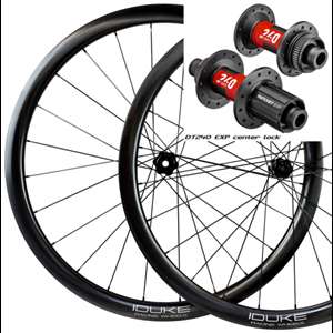 COPPIA DI RUOTE DUKE BACCARA 36 SLR2 DISC / DT SWISS 240 CL HG - 11